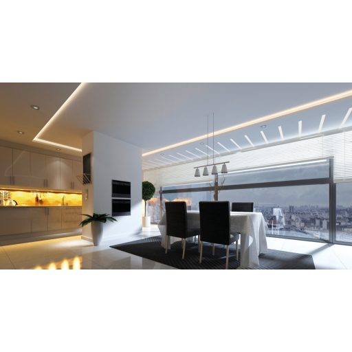 Kanlux 16W/m, 12V, 3000/6000K 5m, 120 LED/m IP00, 1300 lm/m szabályozható színhőmérsékletű, beltéri LED szalag, öntapadós