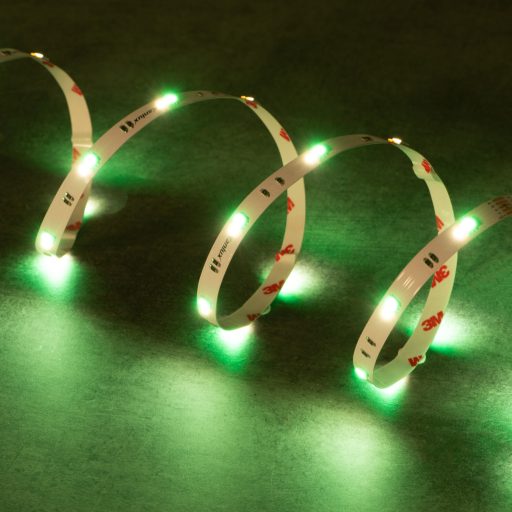 Kanlux 9W/m, 24V, RGB+4000K 5m, 48 LED/m IP00, 600 lm/m színes + természetes fehér, beltéri LED szalag, öntapadós