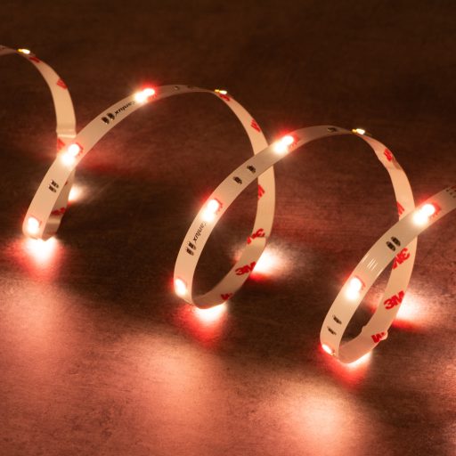 Kanlux 9W/m, 24V, RGB+4000K 5m, 48 LED/m IP00, 600 lm/m színes + természetes fehér, beltéri LED szalag, öntapadós