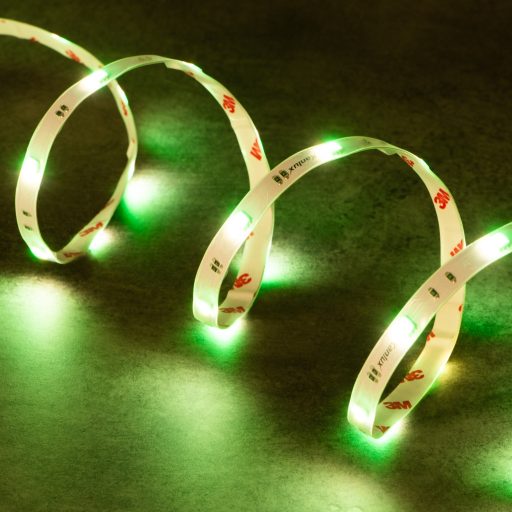 Kanlux 9W/m, 24V, RGB+4000K 5m, 48 LED/m IP65, 550 lm/m színes + természetes fehér, kültéri LED szalag, öntapadós