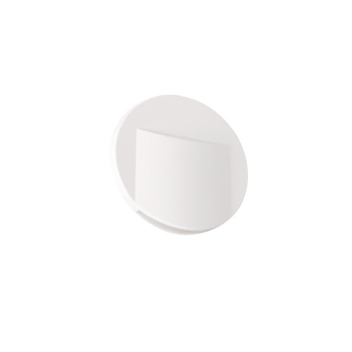 Kanlux 0,8W, 15 lm, 12V, 4000K, Ø75 mm természetes fehér süllyeszthető kerek műanyag lépcsővilágító - 30 000 h élettartam