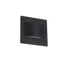 Kanlux 0,8W, 15 lm, 12V, 3000K, Ø75 mm meleg fehér süllyeszthető kerek műanyag lépcsővilágító - 30 000 h élettartam