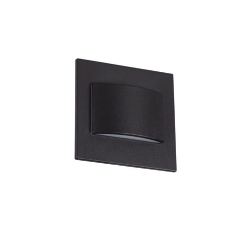 Kanlux 0,8W, 15 lm, 12V, 3000K, Ø75 mm meleg fehér süllyeszthető kerek műanyag lépcsővilágító - 30 000 h élettartam