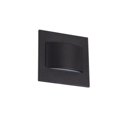   Kanlux 0,8W, 30 lm, 12V, 4000K, 75x75 mm természetes fehér süllyeszthető szögletes műanyag lépcsővilágító - 30 000 h élettartam
