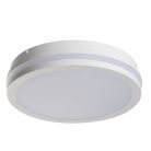 Kanlux 24W, 2060 lm, 4000K, IP54, Ø260 mm, kerek, fehér, műanyag házas természetes fehér LED mennyezeti lámpatest, BENO LED