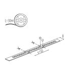 Kanlux 16W/m, 24V, 4000K 30m, 120 LED/m IP00, 1920 lm/m természetes fehér, beltéri LED szalag, öntapadós