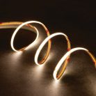 Kanlux 10W/m, 24V, 3000K 5m, COB LED, IP00, 860 lm/m meleg fehér, beltéri folyamatos LED szalag, öntapadós
