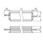 Kanlux 220-240V AC, 200W, 24V DC, IP67 LC 200W 24V IP67 UNV CV tápegység - állandó feszültségű, rövidzárlat és túlterhelés elleni védelemmel, 2 év garancia