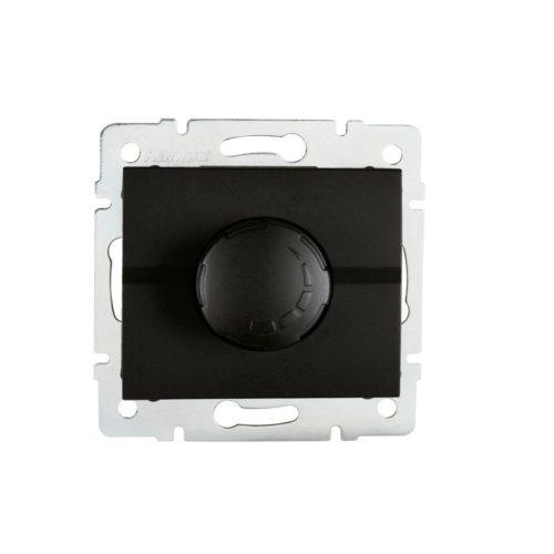 Kanlux 500W/250V AC, matt fekete, IP20, forgatható dimmer szűrővel, LOGI – világítás fényerejének szabályozásához