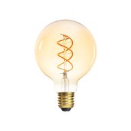   Kanlux XLED G95 4W, 250 lm, 1800K, 320°, E27, meleg fehér LED fényforrás - hagyományos izzó alakú, széles fényeloszlás