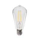Kanlux XLED 7W, 806 lm, 4000K, 320° E27, 142 mm természetes fehér LED fényforrás, ST64 LED fénycső