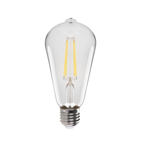 Kanlux XLED 7W, 806 lm, 4000K, 320° E27, 142 mm természetes fehér LED fényforrás, ST64 LED fénycső