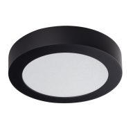   Kanlux felületre szerelhető lámpatest, 12W, 660 lm, Ø170 mm, 110°, 4000K, IP20, kerek, fekete, CARSA V2LED