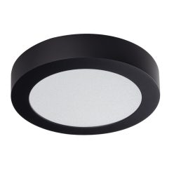   Kanlux felületre szerelhető lámpatest, 12W, 660 lm, Ø170 mm, 110°, 4000K, IP20, kerek, fekete, CARSA V2LED