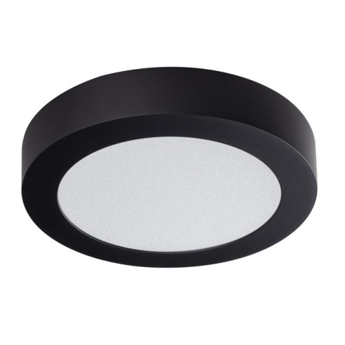 Kanlux felületre szerelhető lámpatest, 12W, 660 lm, Ø170 mm, 110°, 4000K, IP20, kerek, fekete, CARSA V2LED