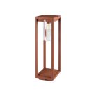 Kanlux E27, IP44, 500x150 mm, barna, alumínium házas kerti lámpatest, VIMO