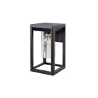 Kanlux kerti lámpatest E27 foglalattal, 270 mm, IP44, szögletes, fekete színű, alumínium házú, VIMO
