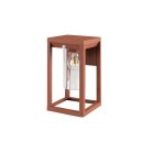 Kanlux E27, IP44, 270x150 mm, barna, alumínium házas kerti lámpatest, VIMO