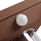 Kanlux E27, IP44, 270x150 mm, barna, alumínium házas kerti lámpatest, VIMO