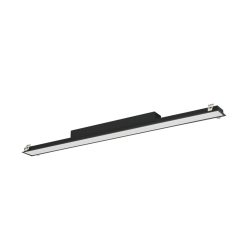   Kanlux 32W, 3600 lm, 3000K, fekete, alumínium házas, meleg fehér LED linerális lámpatest, AL-MM-PT - 50 000 h élettartam