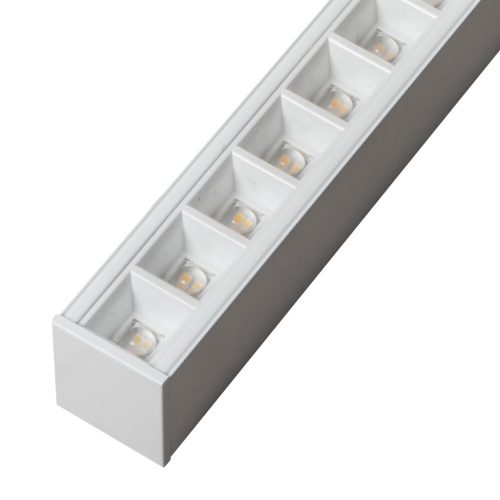 Kanlux 22W, 2750 lm, 3000K, fehér, alumínium házas, meleg fehér LED linerális lámpatest, ALD-SH-NT - 50 000 h élettartam