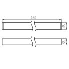 Kanlux 22W, 2750 lm, 3000K, fehér, alumínium házas, meleg fehér LED linerális lámpatest, ALD-SH-NT - 50 000 h élettartam