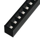 Kanlux 47W, 5300 lm, 3000K, fekete, alumínium házas, meleg fehér LED linerális lámpatest, ALD-MH-NT - 50 000 h élettartam