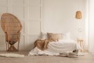 Kanlux E14, 505 mm, fehér, acél házas asztali lámpa, NEDIA