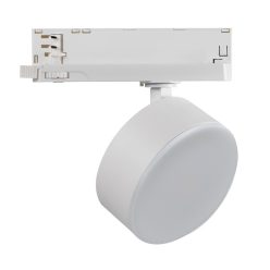   Kanlux 18W, 1450 lm, 3000K, RA90, Ø80 mm, fehér, alumínium házas, meleg fehér 360°-ban állítható sínre szerelhető lámpatest, BTLW LED