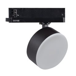   Kanlux 18W, 1440 lm, 4000K, RA90, Ø80 mm, fekete, alumínium házas, természetes fehér 360°-ban állítható sínre szerelhető lámpatest, BTLW LED