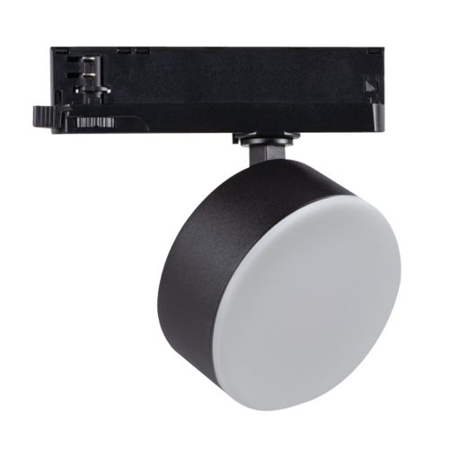 Kanlux 18W, 1440 lm, 4000K, RA90, Ø80 mm, fekete, alumínium házas, természetes fehér 360°-ban állítható sínre szerelhető lámpatest, BTLW LED
