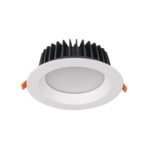 Kanlux süllyesztett lámpatest, 20W, 2100 lm, Ø140 mm, 90°, 4000K, IP44/20, kerek, fehér, TIBERI PRO