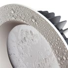 Kanlux süllyesztett lámpatest, 20W, 2100 lm, Ø140 mm, 90°, 4000K, IP44/20, kerek, fehér, TIBERI PRO