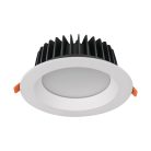 Kanlux süllyesztett lámpatest, 20W, 3150 lm, Ø190 mm, 90°, 4000K, IP44/20, kerek, fehér, TIBERI PRO