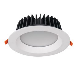   Kanlux süllyesztett lámpatest, 40W, 4200 lm, Ø230 mm, 90°, 4000K, IP44/20, kerek, fehér, TIBERI PRO