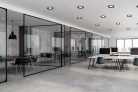 Kanlux süllyesztett lámpatest, 40W, 3800 lm, Ø230 mm, 90°, 4000K, IP44/20, kerek, fekete, TIBERI PRO
