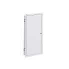 Kanlux KP-DB-I-MF-412, fém kapcsolószekrény, fehér, 4x12 modul, 715x375x115 mm - DIN sínnel, süllyesztett fali szereléshez, IP30 védelemmel