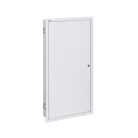 Kanlux KP-DB-I-MF-518, fém kapcsolószekrény, fehér, 5x18 modul, DIN sínnel, süllyesztett fali szereléshez, IP30 védelemmel