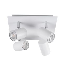   Kanlux 4xGU10, IP20, Ø53mm, fehér, alumínium házas fali-mennyezeti lámpatest, EVALO