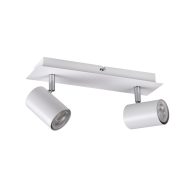   Kanlux 2xGU10, IP20, Ø53mm, alumínium házas fali-mennyezeti lámpatest, EVALO