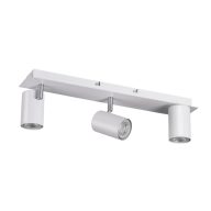   Kanlux 3xGU10, IP20, Ø53mm, alumínium házas fali-mennyezeti lámpatest, EVALO