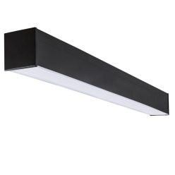   Kanlux 25W, 4550 lm, 4000K, fekete, alumínium házas, természetes fehér LED lineáris lámpatest, AL-NT SE - 50 000 h élettartam, mozgásérzékelővel