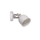 Kanlux E14, IP20, Ø110mm, fehér/ezüst, alumínium házas fali-mennyezeti lámpatest, DERATO