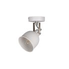 Kanlux E14, IP20, Ø110mm, fehér/ezüst, alumínium házas fali-mennyezeti lámpatest, DERATO