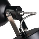 Kanlux 3xE14, IP20, Ø110mm, fekete/ezüst, alumínium házas fali-mennyezeti lámpatest, DERATO