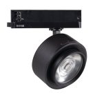 Kanlux 28W, 2800 lm, 4000K, RA90, Ø110 mm, fekete, alumínium házas, természetes fehér 360°-ban állítható sínre szerelhető lámpatest, BTL LED