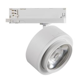   Kanlux 38W, 4000 lm, 3000K, RA90, Ø135 mm, fehér, alumínium házas, meleg fehér 360°-ban állítható sínre szerelhető lámpatest, BTL LED