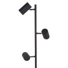 Kanlux 3xGU10, 1540 mm, fekete, alumínium házas állólámpa, EVALO FL