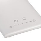 Kanlux 7,3W, 620 lm, 6500K, 670 mm, fehér, műanyag házas, állítható színhőmérsékletű LED asztali lámpa, PREDA LED - dimmelhető, USB-A porttal