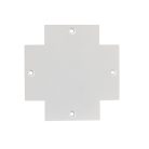 Kanlux TEAR N RC-CON-X W, vezetősín tartozék, fehér, acél, 100x100 mm - X-alakú csatlakozó beltéri használatra